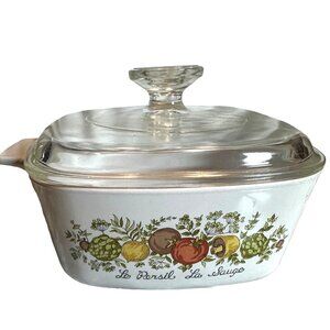 Vintage Corning Ware LePersil LaSauge A1 1/2B Casserole with lid‎ 1 1/2QT